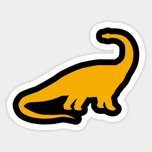 Terra Fossil Vintage Brontosaurus Sticker